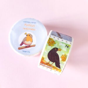 Rounded birds Stamps
